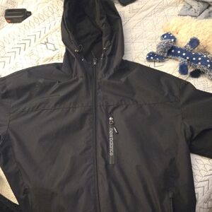 New Balance Men's Black Windbreaker Jacket